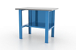 Верстак слесарный, бестумбовый, оцинкованная столешница, синий FERRUM 01.001L-5015 купить по цене 10&nbsp;194 ₽ в интернет магазине ТЕХСАД