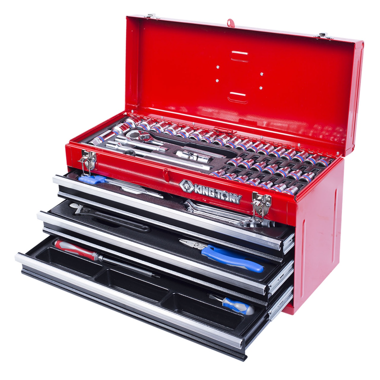 Набор инструментов универсальный, выдвижной ящик, 69 предметов KING TONY 901-069MR01 купить по цене 38&nbsp;100 ₽ в интернет магазине ТЕХСАД