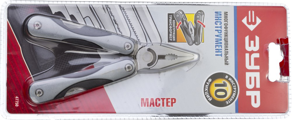 ЗУБР 10 в 1, металлическая рукоятка 85 мм, многофункциональный инструмент мини 47750 Мастер купить по цене 1&nbsp;370 ₽ в интернет магазине ТЕХСАД