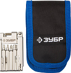 ЗУБР мультитул 11-в-1, комплект для ремонта шин, 16-в-1, в чехле, набор для велосипеда 27428-H16 Эксперт купить по цене 1&nbsp;081 ₽ в интернет магазине ТЕХСАД