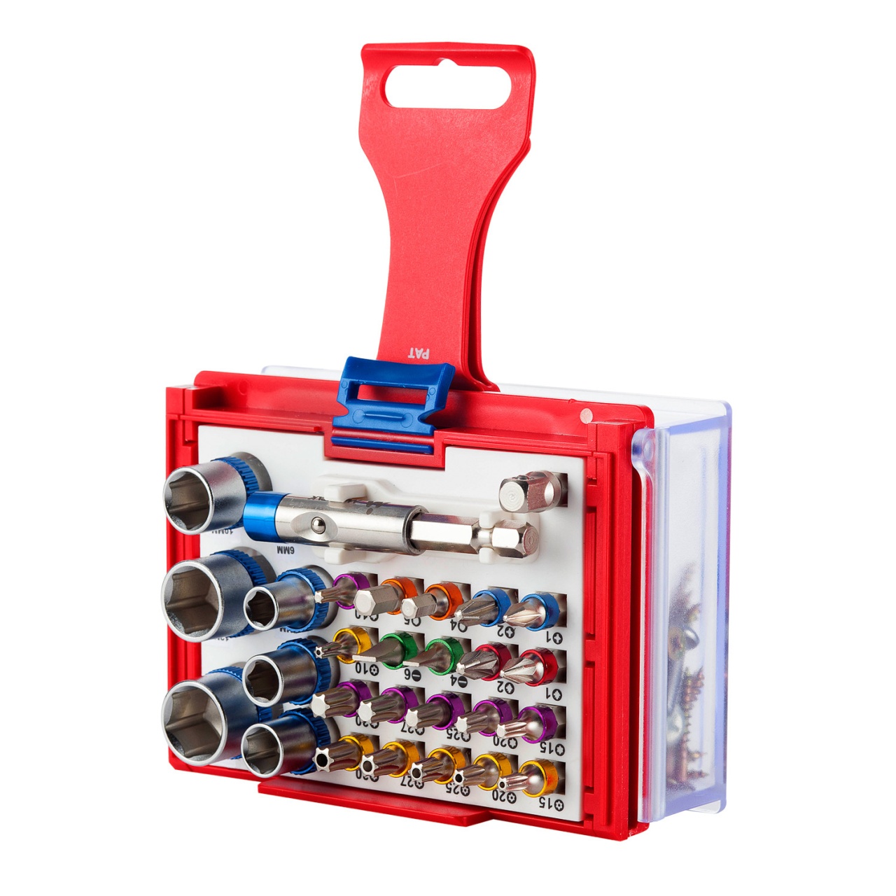 Набор вставок (бит) 1/4'', PH, PZ, Hex, Torx, Slotted, 28 предметов МАСТАК 058-10028C купить по цене 2&nbsp;600 ₽ в интернет магазине ТЕХСАД