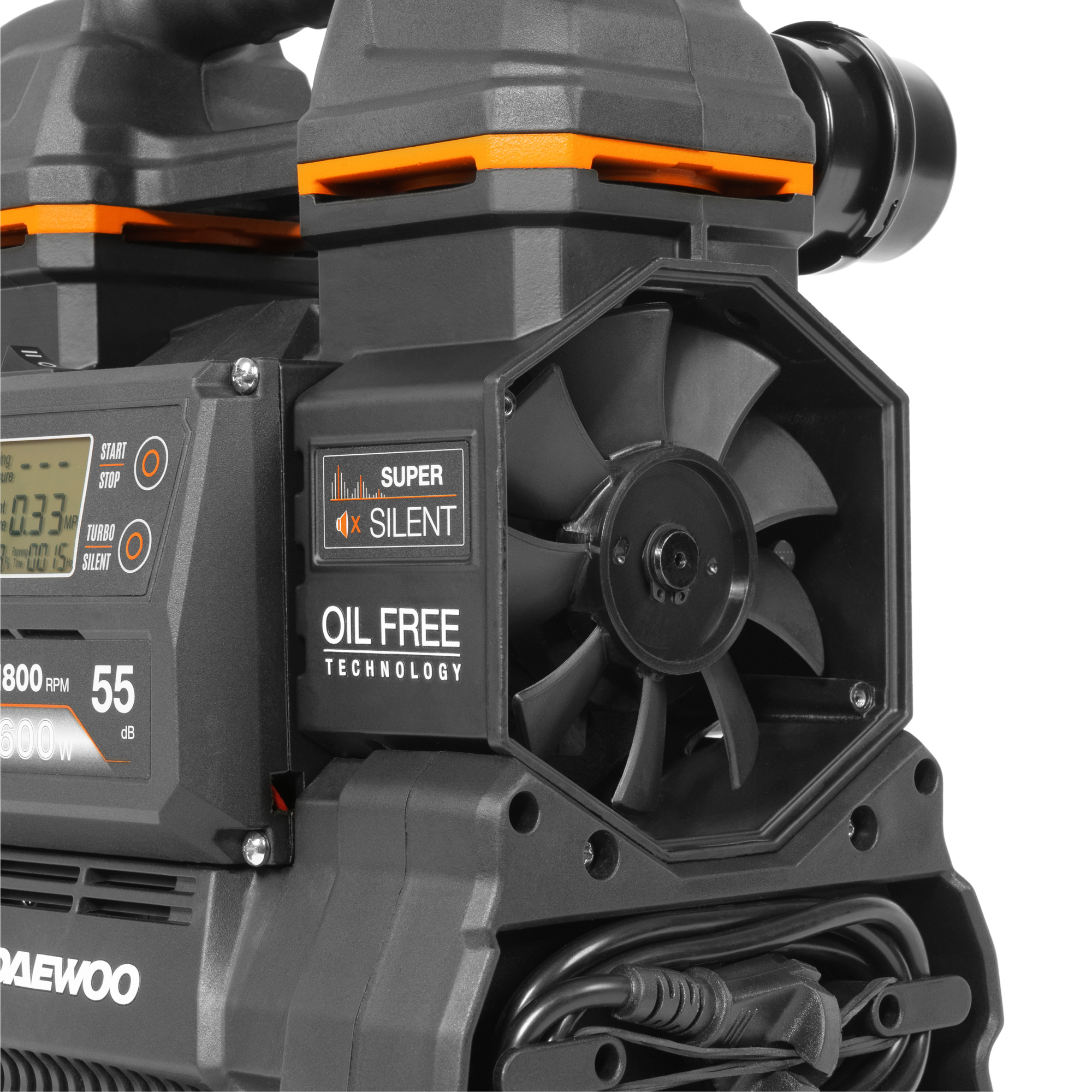 Компрессор аккумуляторный 21В / 220В DAEWOO DAC 90S Li купить по цене 32&nbsp;990 ₽ в интернет магазине ТЕХСАД