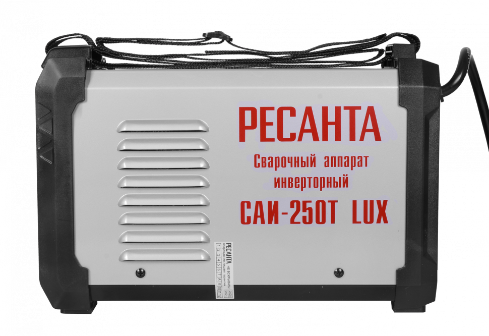 Сварочный аппарат инверторный Ресанта САИ-250Т LUX купить по цене 17&nbsp;790 ₽ в интернет магазине ТЕХСАД