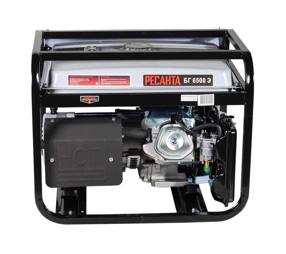 Электрогенератор Ресанта БГ 6500 Э купить по цене 56&nbsp;690 ₽ в интернет магазине ТЕХСАД