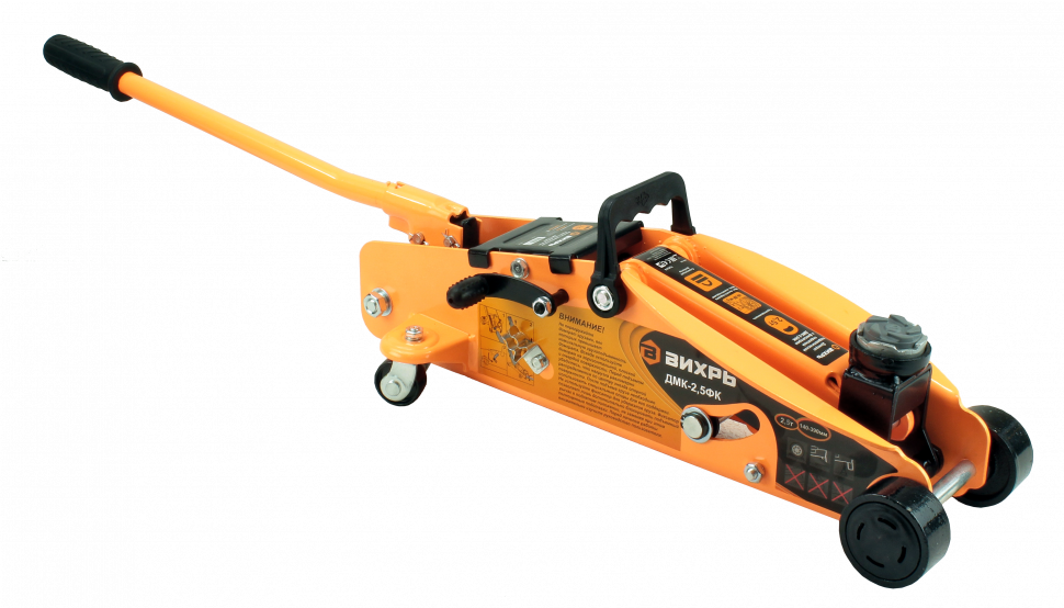 Домкрат гидравлический подкатной ДМК-2,5ФК (2,5 т, 140-390 мм, с фиксатором, в кейсе) Вихрь купить по цене 6&nbsp;715 ₽ в интернет магазине ТЕХСАД