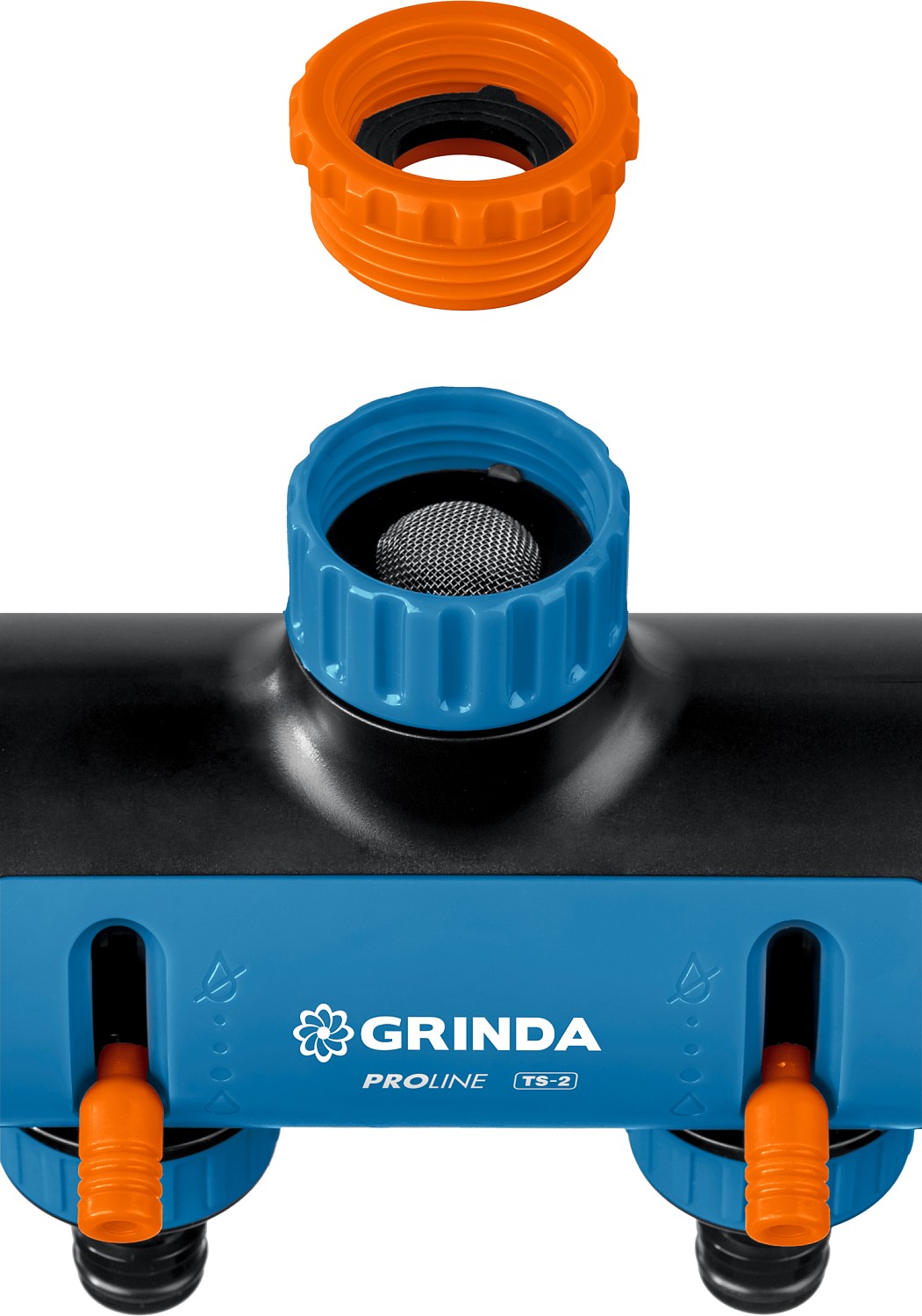 GRINDA  3/4'' х 1'', поливочный, с внутренней резьбой, распределитель двухканальный TS 8-426312_z02 PROLine купить по цене 690 ₽ в интернет магазине ТЕХСАД
