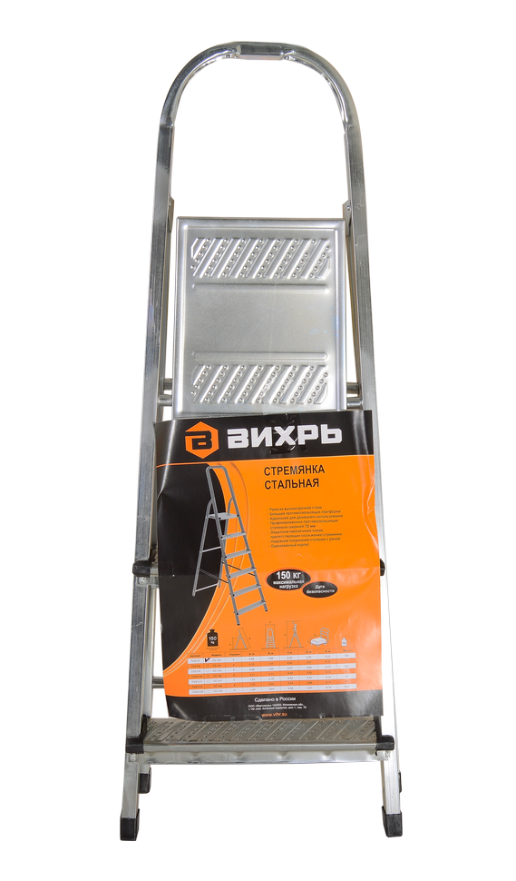 Стремянка стальная ВИХРЬ СС 1х3 купить по цене 1&nbsp;700 ₽ в интернет магазине ТЕХСАД