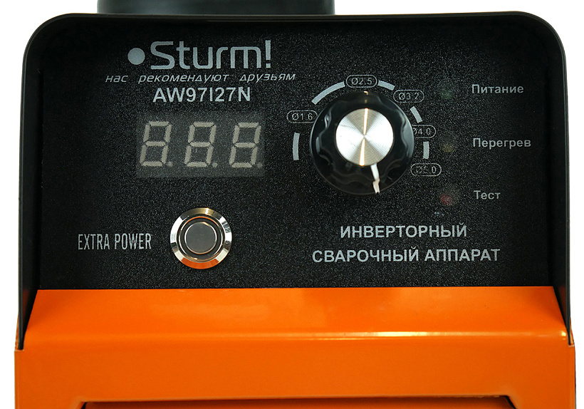 Сварочный инвертор Sturm! AW97I27N купить по цене 11&nbsp;790 ₽ в интернет магазине ТЕХСАД