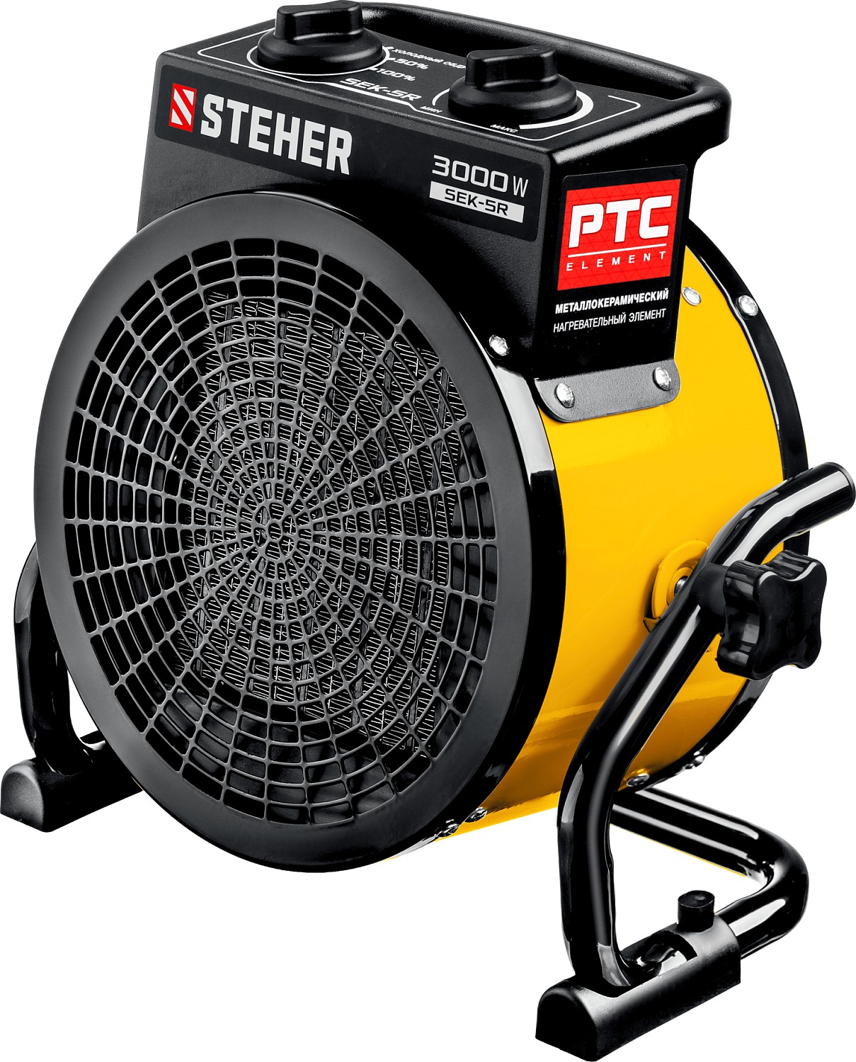 STEHER 3 кВт, тепловая пушка электрическая SEK-5R купить по цене 4&nbsp;590 ₽ в интернет магазине ТЕХСАД