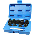 Набор торцевых головок для поврежденных гаек и болтов, 10-19 мм, кейс, 10 предметов МАСТАК 109-30010C купить по цене 7&nbsp;670 ₽ в интернет магазине ТЕХСАД