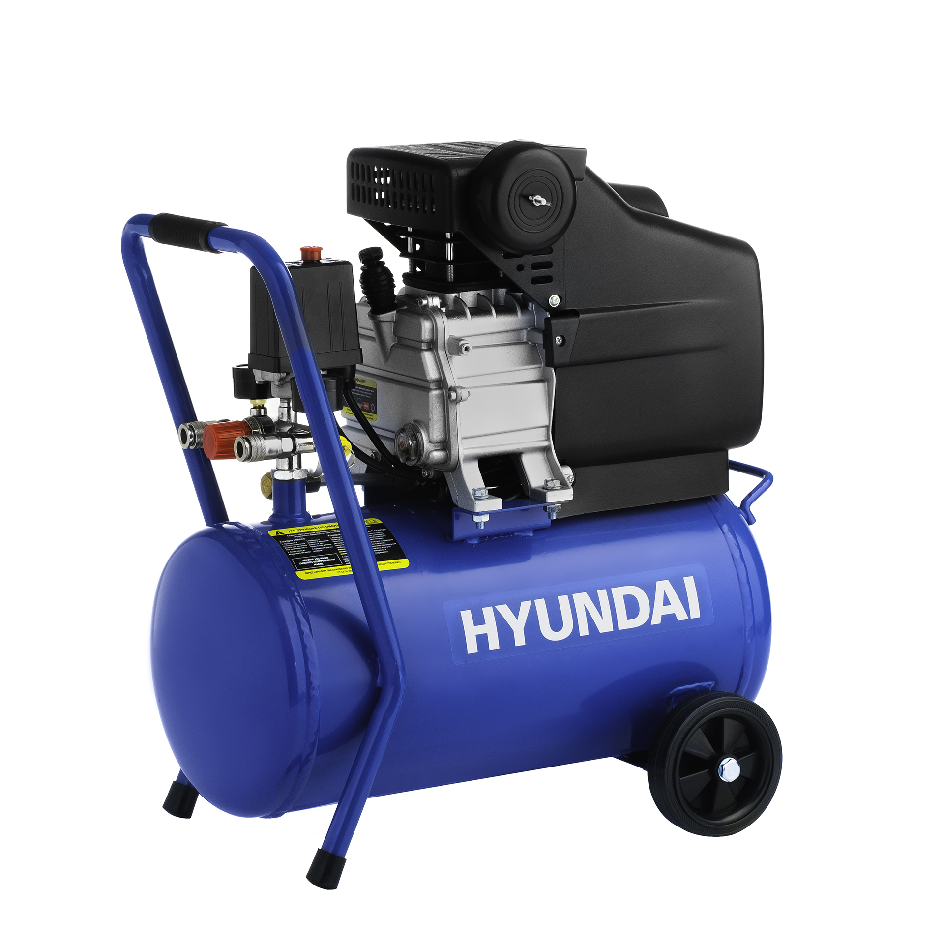 Воздушный компрессор масляный Hyundai HYC 2324 купить по цене 16&nbsp;490 ₽ в интернет магазине ТЕХСАД