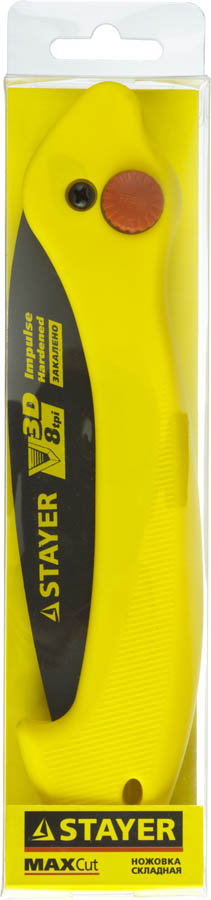 STAYER 8 TPI, 160 мм, ножовка складная походная (пила) МАХСut 15085 Master купить по цене 430 ₽ в интернет магазине ТЕХСАД