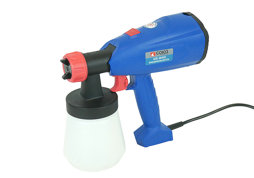 Краскопульт электрический СОЮЗ КПС-96450 купить по цене 3&nbsp;990 ₽ в интернет магазине ТЕХСАД