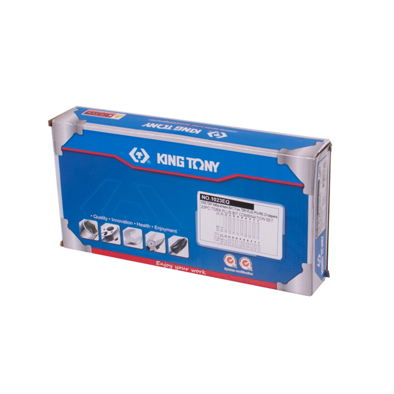 Набор вставок (бит) 10 мм, Torx plus, IP10-IP60, 23 предмета KING TONY 1023EQ купить по цене 4&nbsp;380 ₽ в интернет магазине ТЕХСАД