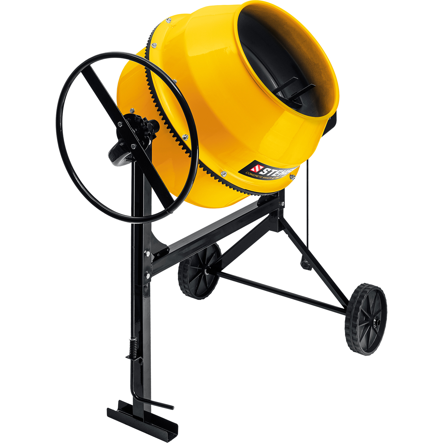 STEHER 120 л, бетономешалка (бетономеситель) CM-120 купить по цене 15&nbsp;890 ₽ в интернет магазине ТЕХСАД