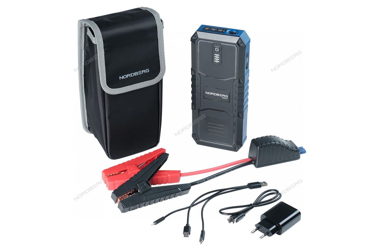 Устройство пуско-зарядное, автономное, портативное, 1300 А NORDBERG WSA21 купить по цене 13&nbsp;632 ₽ в интернет магазине ТЕХСАД