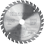 KRAFTOOL Optima 165х20мм 30Т, диск пильный по дереву (36951-165-20) купить по цене 1&nbsp;160 ₽ в интернет магазине ТЕХСАД