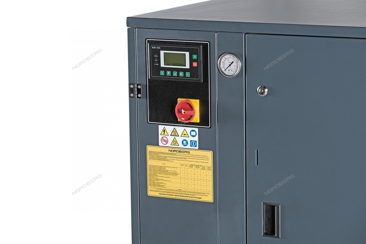 Компрессор винтовой NORDBERG NCS500/2100-10D купить по цене 708&nbsp;225 ₽ в интернет магазине ТЕХСАД
