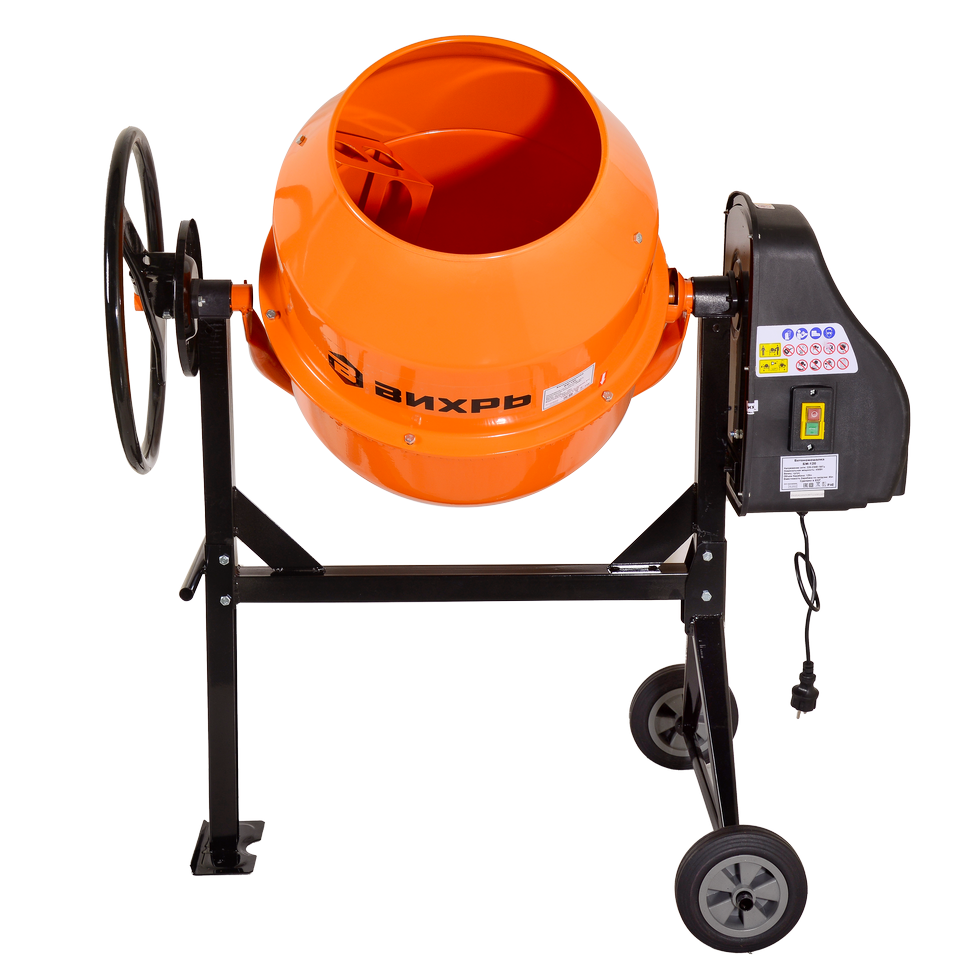 Бетономешалка ВИХРЬ БМ-120 купить по цене 20&nbsp;790 ₽ в интернет магазине ТЕХСАД