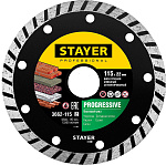 STAYER Ø 115Х22.2 мм, алмазный, сегментный, диск отрезной PROGRESSIVE 3662-115_z02 Professional купить по цене 302 ₽ в интернет магазине ТЕХСАД