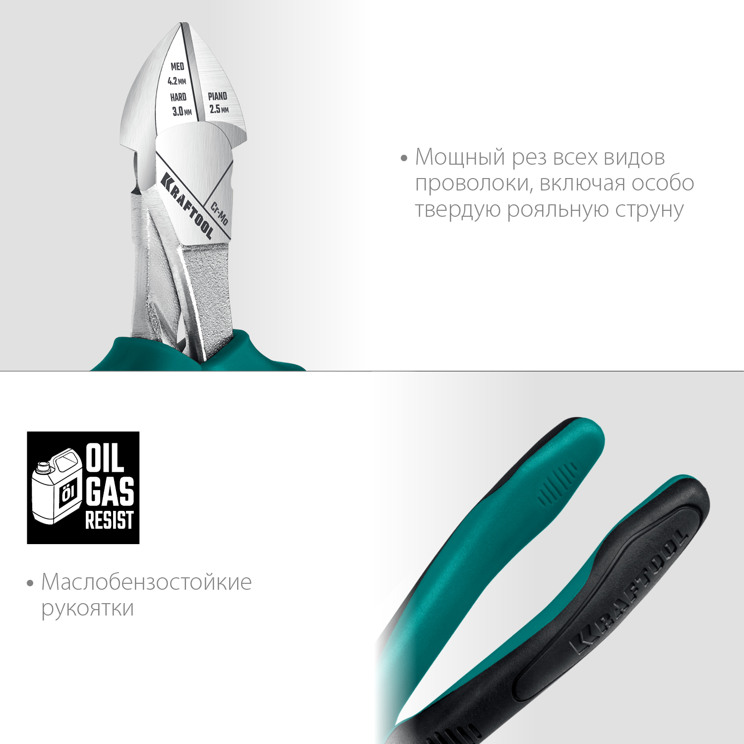 KRAFTOOL 200 мм, бокорезы 22011-5-20_z01 купить по цене 2&nbsp;210 ₽ в интернет магазине ТЕХСАД