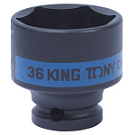 Головка торцевая ударная шестигранная 1/2'', 36 мм KING TONY 453536M купить по цене 920 ₽ в интернет магазине ТЕХСАД