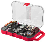 ЗУБР 208 шт., набор мини-насадок для гравера 35901-H208 купить по цене 3&nbsp;380 ₽ в интернет магазине ТЕХСАД