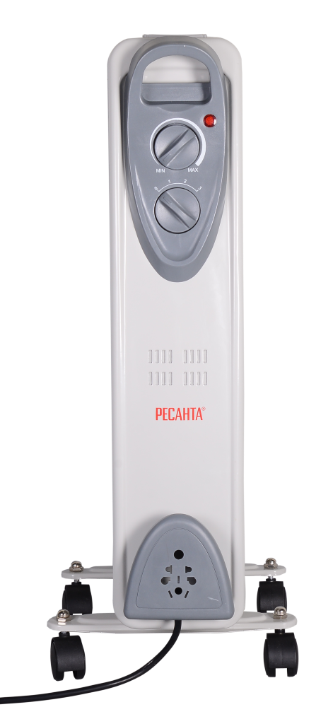 Масляный радиатор РЕСАНТА ОМ-7Н купить по цене 4&nbsp;190 ₽ в интернет магазине ТЕХСАД