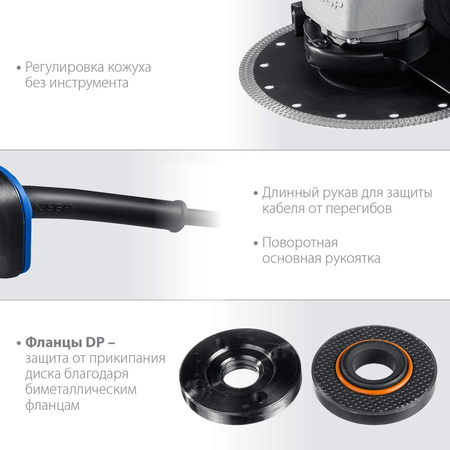 ЗУБР 2000 Вт, 180 мм, углошлифовальная машина (болгарка) УШМ-П180-2000 П Профессионал купить по цене 10&nbsp;720 ₽ в интернет магазине ТЕХСАД