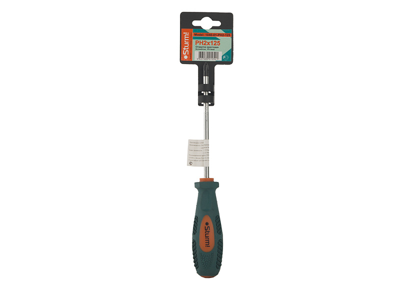 Отвертка Sturm! 1040-01-PH2-125 купить по цене 120 ₽ в интернет магазине ТЕХСАД