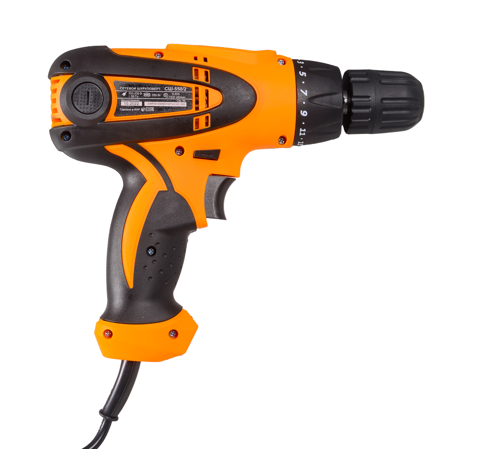 Сетевой шуруповерт ВИХРЬ СШ-550/2 купить по цене 2&nbsp;990 ₽ в интернет магазине ТЕХСАД