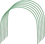 GRINDA 2 м, 6 шт., покрытие ПВХ, дуги для парника 422309-100-070 купить по цене 570 ₽ в интернет магазине ТЕХСАД