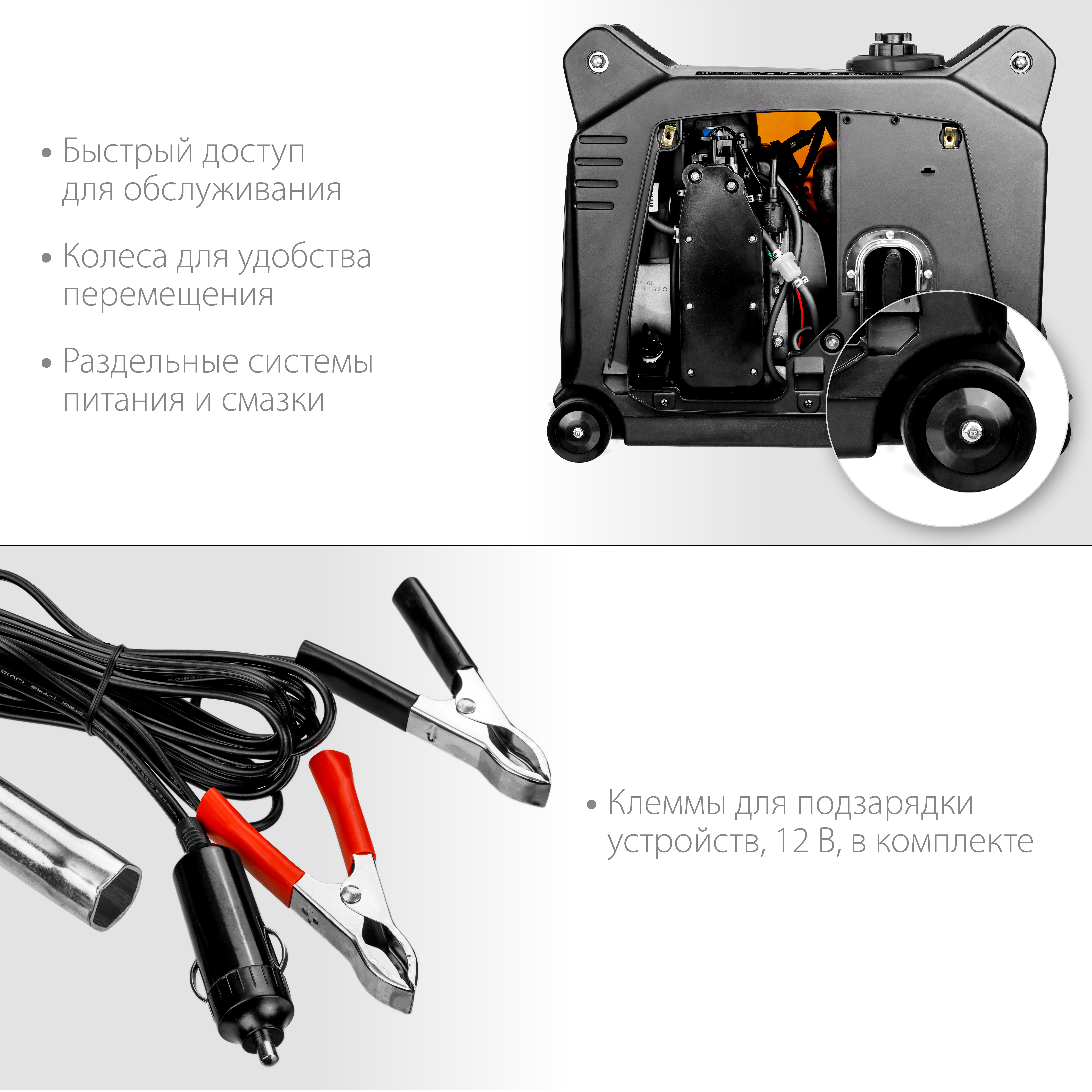 STEHER 3/3,5 кВт, однофазный, синхронный, инверторный, генератор бензиновый GI-4000 купить по цене 71&nbsp;200 ₽ в интернет магазине ТЕХСАД