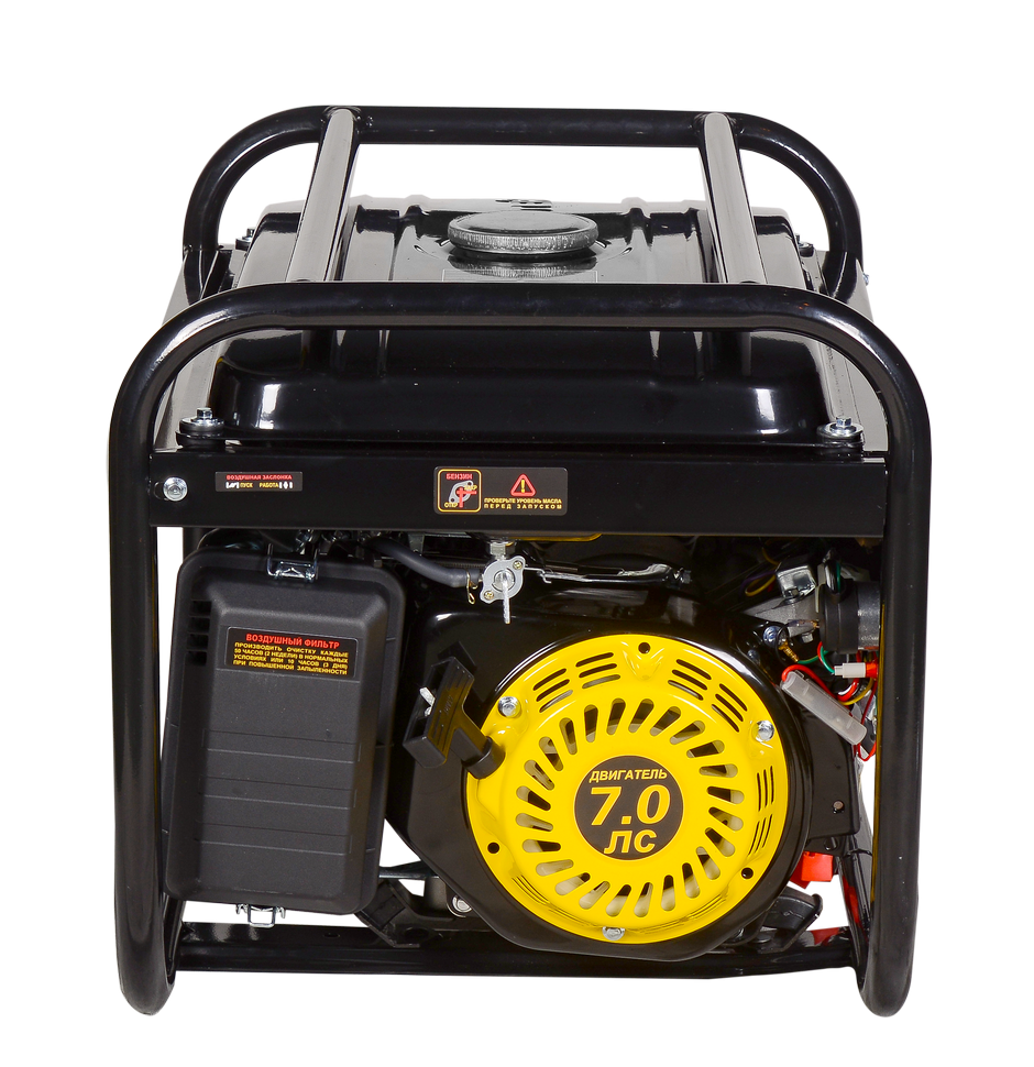 Портативный бензогенератор HUTER DY4000LX купить по цене 33&nbsp;490 ₽ в интернет магазине ТЕХСАД