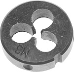 ЗУБР М3 x 0,5 мм, плашка круглая ручная 4-28022-03-0.5 купить по цене 49 ₽ в интернет магазине ТЕХСАД