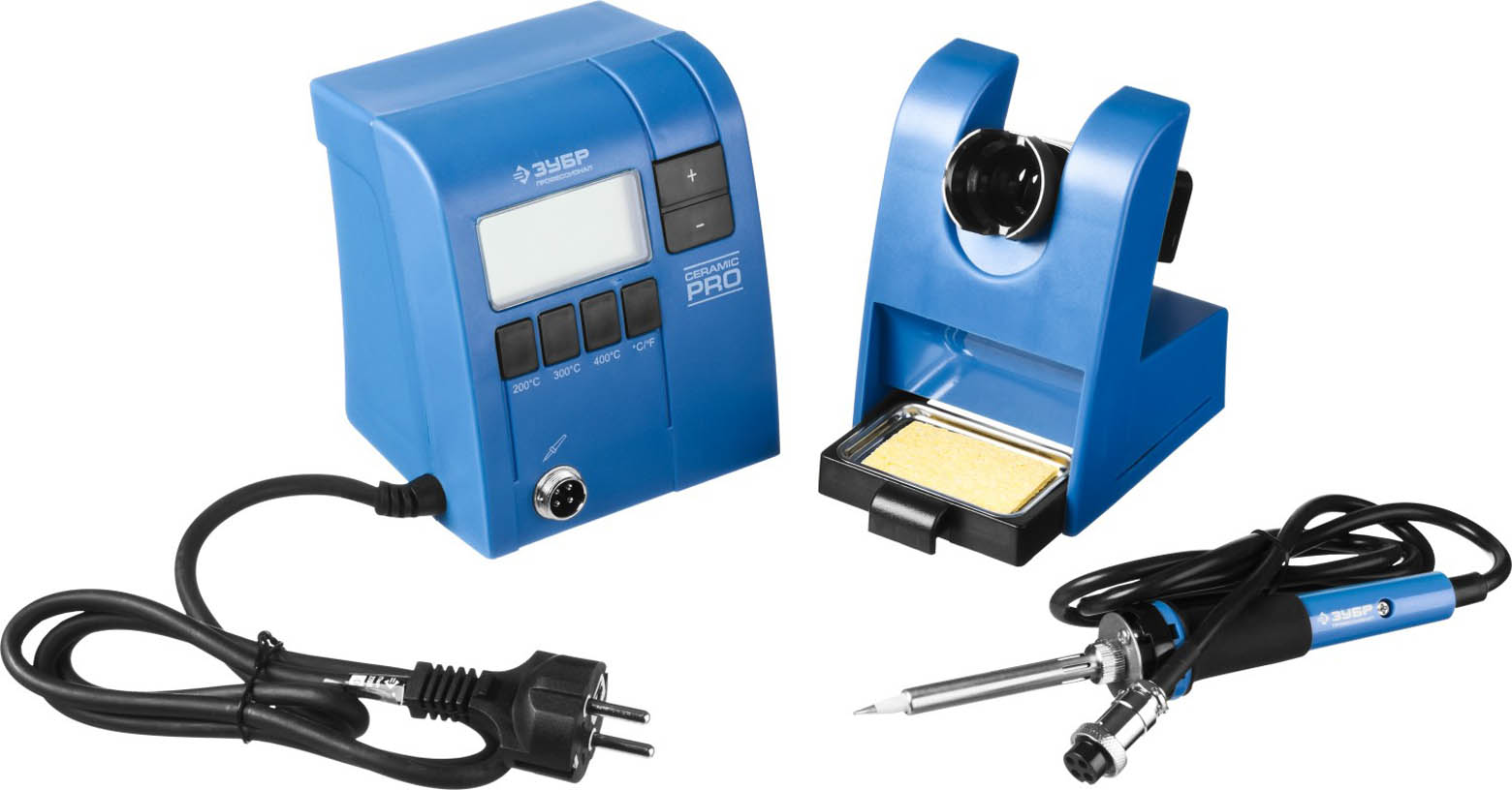 ЗУБР 150-450°C, 48 Вт, жк дисплей, паяльная станция цифровая 55335 Профессионал купить по цене 8&nbsp;078 ₽ в интернет магазине ТЕХСАД