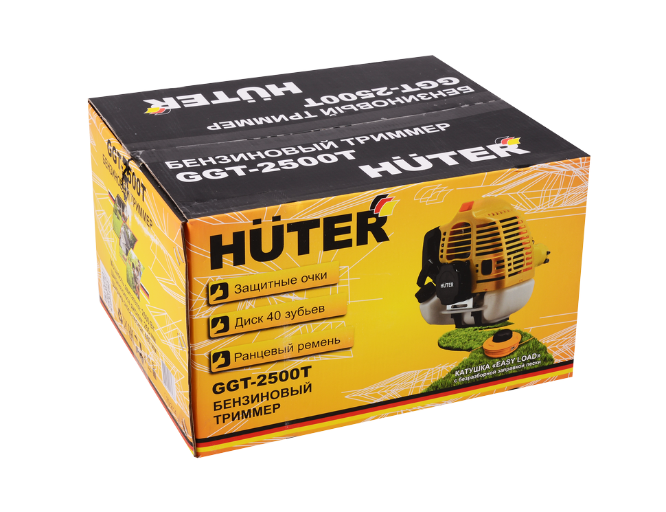 Триммер бензиновый HUTER GGT-2500T купить по цене 11&nbsp;390 ₽ в интернет магазине ТЕХСАД