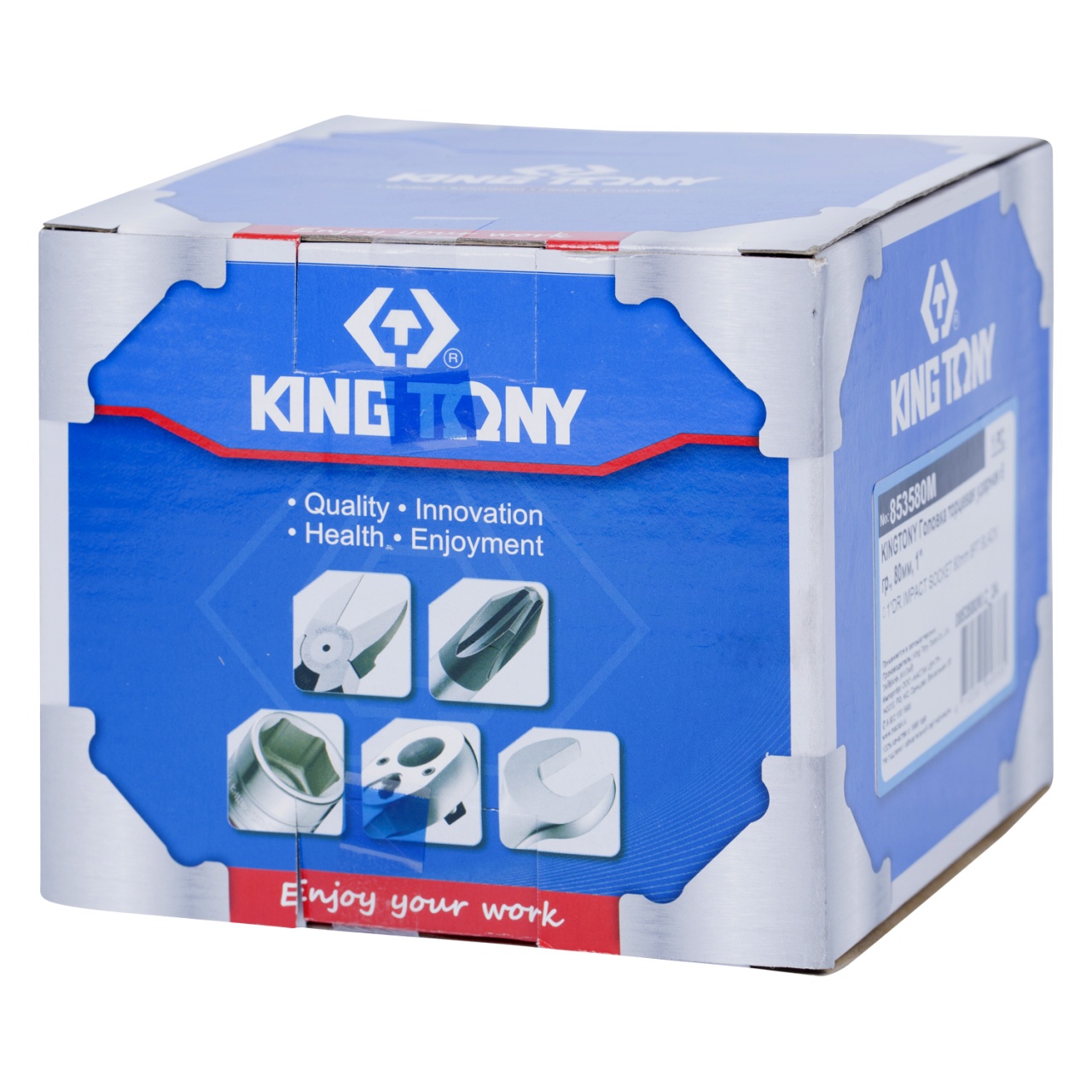Головка торцевая ударная шестигранная 1'', 80 мм KING TONY 853580M купить по цене 9&nbsp;900 ₽ в интернет магазине ТЕХСАД