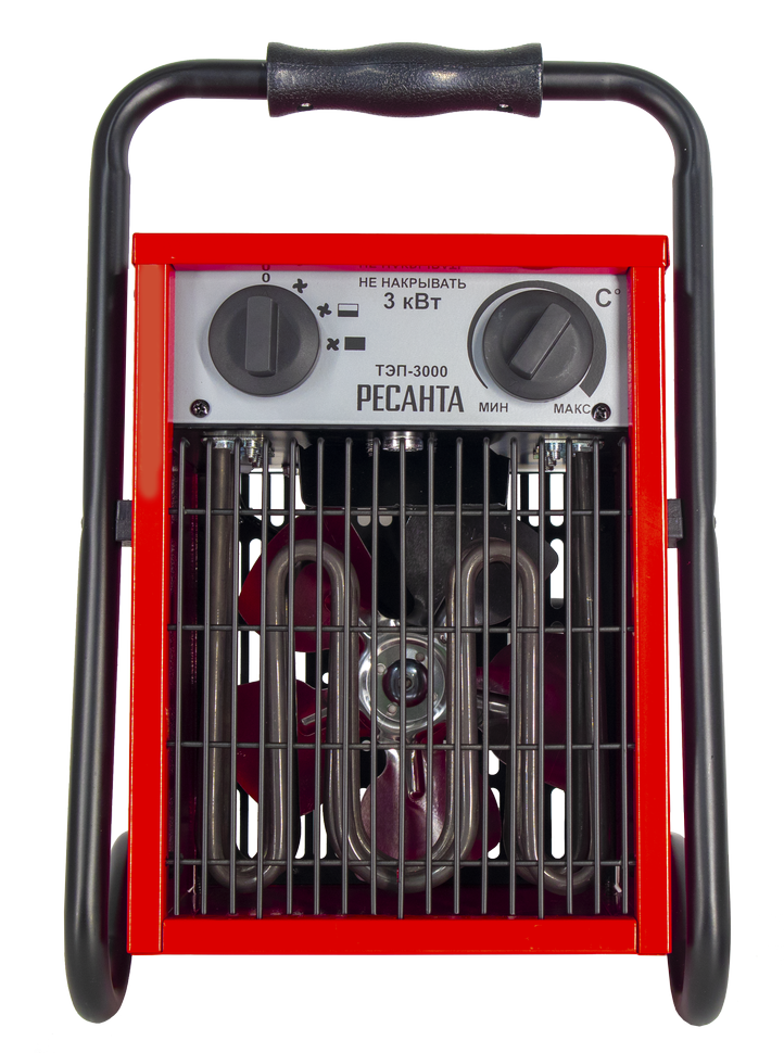 Электрическая тепловая пушка РЕСАНТА ТЭП-3000 купить по цене 4&nbsp;890 ₽ в интернет магазине ТЕХСАД