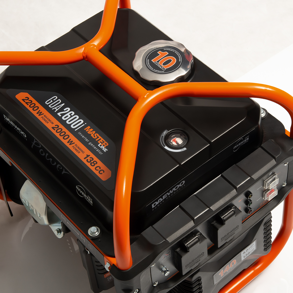 Инверторный бензиновый генератор DAEWOO GDA 2600i купить по цене 35&nbsp;990 ₽ в интернет магазине ТЕХСАД