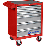 Тележка инструментальная, 6 полок, 'ПРИМА', красная МАСТАК 521-06581R купить по цене 71&nbsp;500 ₽ в интернет магазине ТЕХСАД
