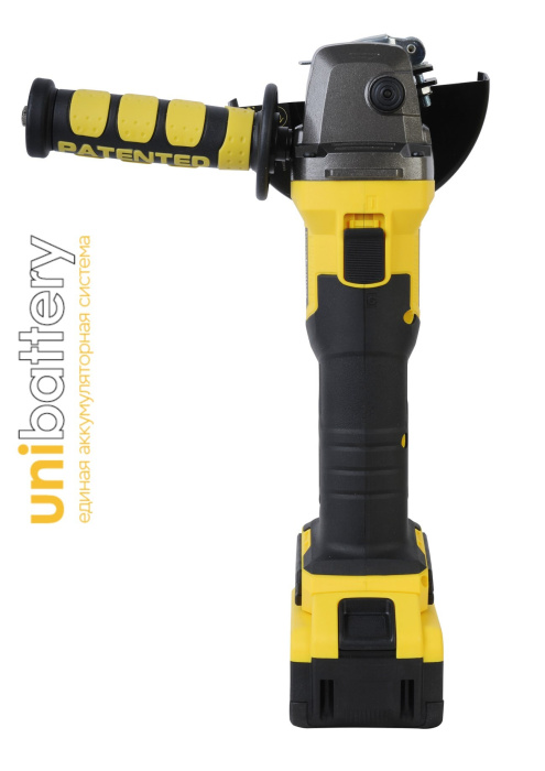 Болгарка(УШМ) Hanskonner HAG18125BL Unibattery купить по цене 22&nbsp;990 ₽ в интернет магазине ТЕХСАД