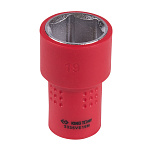 Головка торцевая диэлектрическая шестигранная 3/8'', 19 мм KING TONY 3335VE19M купить по цене 990 ₽ в интернет магазине ТЕХСАД