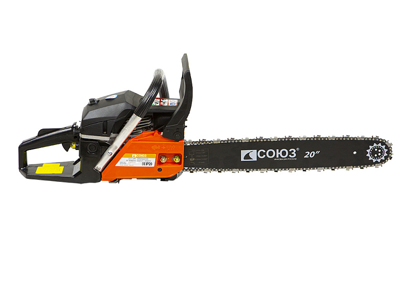 Бензопила СОЮЗ ПТС-9952 купить по цене 8&nbsp;450 ₽ в интернет магазине ТЕХСАД