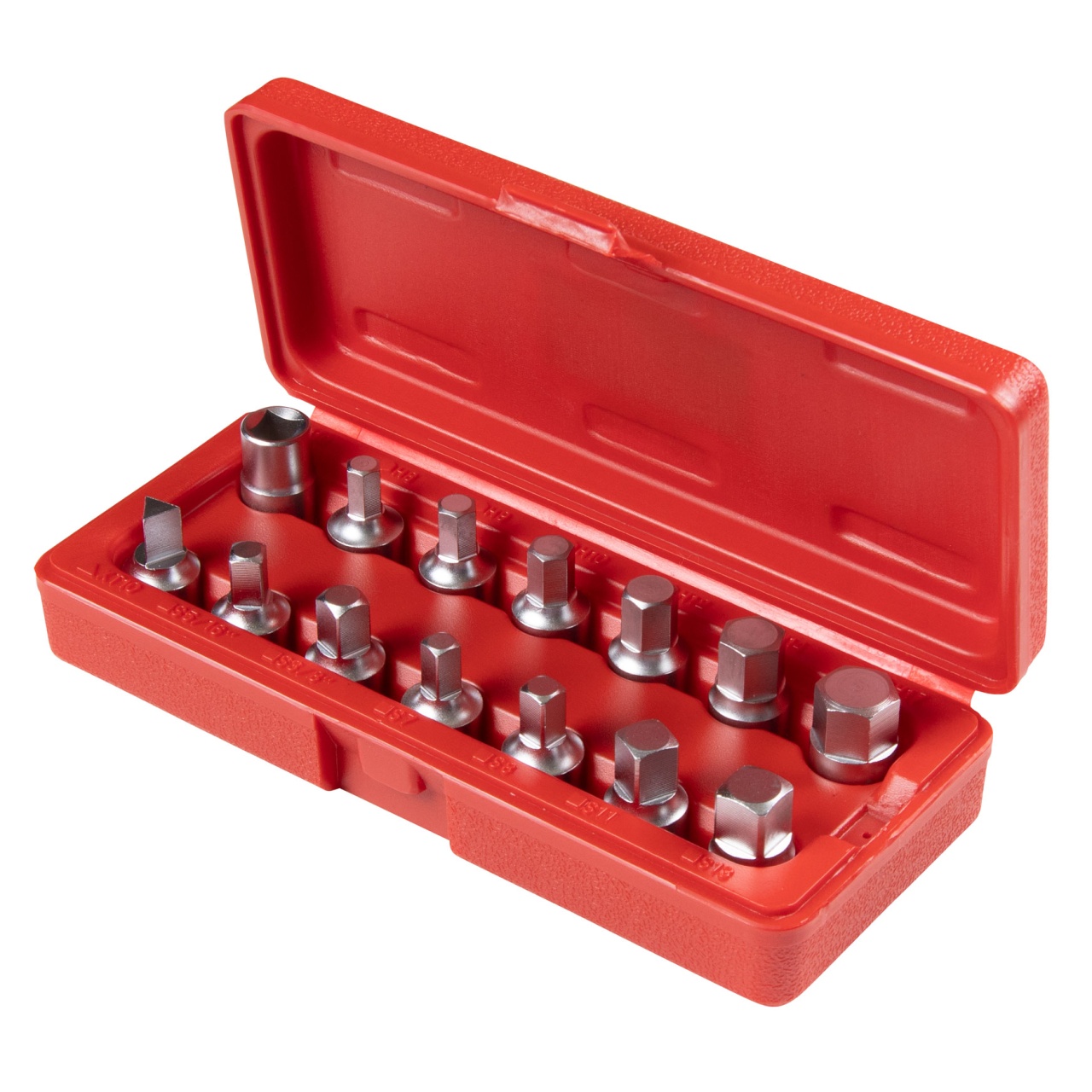 Набор насадок для пробок слива масла, кейс, 14 предметов МАСТАК 103-48014C купить по цене 3&nbsp;450 ₽ в интернет магазине ТЕХСАД