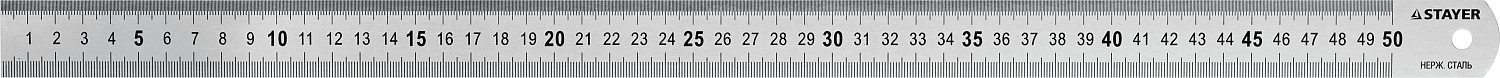 STAYER 0.5 м х 28 х 0.9 мм, линейка стальная 3427-050_z01 купить по цене 340 ₽ в интернет магазине ТЕХСАД