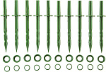 GRINDA 10 шт, 200 мм, колышки садовые 422319 купить по цене 175 ₽ в интернет магазине ТЕХСАД