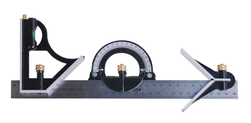 Угольник Sturm! 2020-09-300 с уровнем, транспортиром и чертилкой купить по цене 1&nbsp;420 ₽ в интернет магазине ТЕХСАД