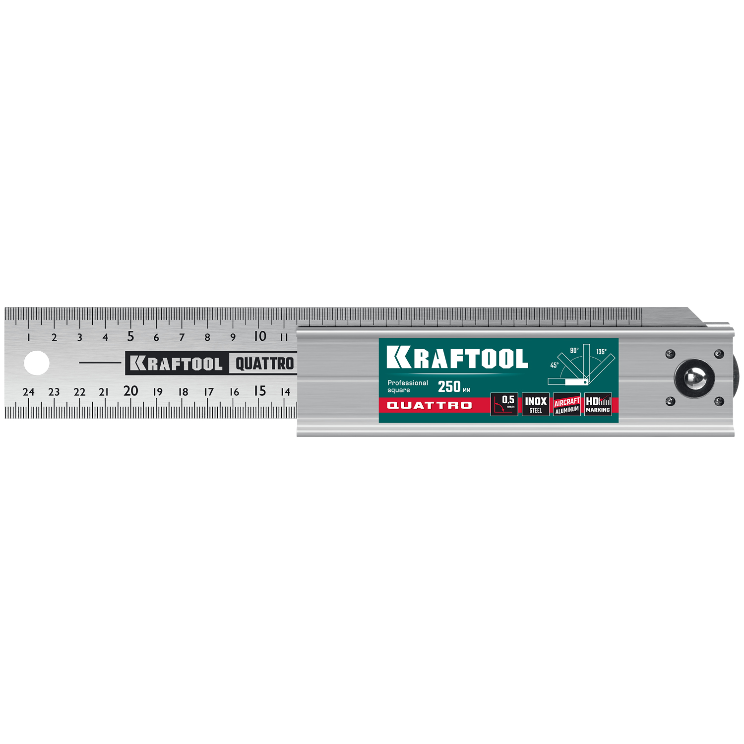 Kraftool 250 мм, 4 положения, складной столярный угольник QUATTRO 3444 купить по цене 2&nbsp;470 ₽ в интернет магазине ТЕХСАД
