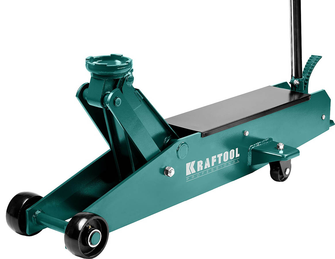 KRAFTOOL 10т, 160-560 мм, домкрат подкатной гидравлический, удлиненный High-Lift 43455-10 купить по цене 77&nbsp;680 ₽ в интернет магазине ТЕХСАД